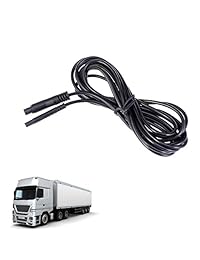 Cable de extensión de video de 6M 20 pies 4 pines para camión de autobús de automóvil que invierte la cámara de visión trasera Copia de seguridad del vehículo