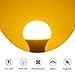 LOHAS LED Dusk to Dawn Sensor Light Bulb, 40W Equivalent A19 Yellow LED Bulbs 2000K, E26 Base, Auto on/off, 500 Lumens, Non-Dimmable(4 Pack)