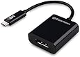 Cable Matters USB 3.1 Type C (USB-C & Thunderbolt 3 Port Compatible) to DisplayPort 4K UHD Adapter in Black