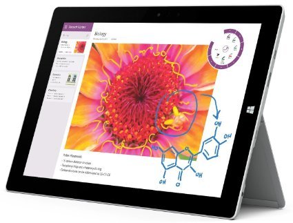 Microsoft Surface 3 10.8-Inch 128GB WiFi Tablet, Silver