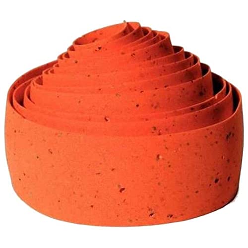 Bike Ribbon Lot de 16 Bandes de Guidon Cork Gel Accessoires, Sport, Orange Orange, Taille Unique