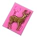 AT27clekca Cake Mould Baking Accessories Christmas Deer Silicone Mold Fondant Cake Chocolate Cookie Decorating Mould