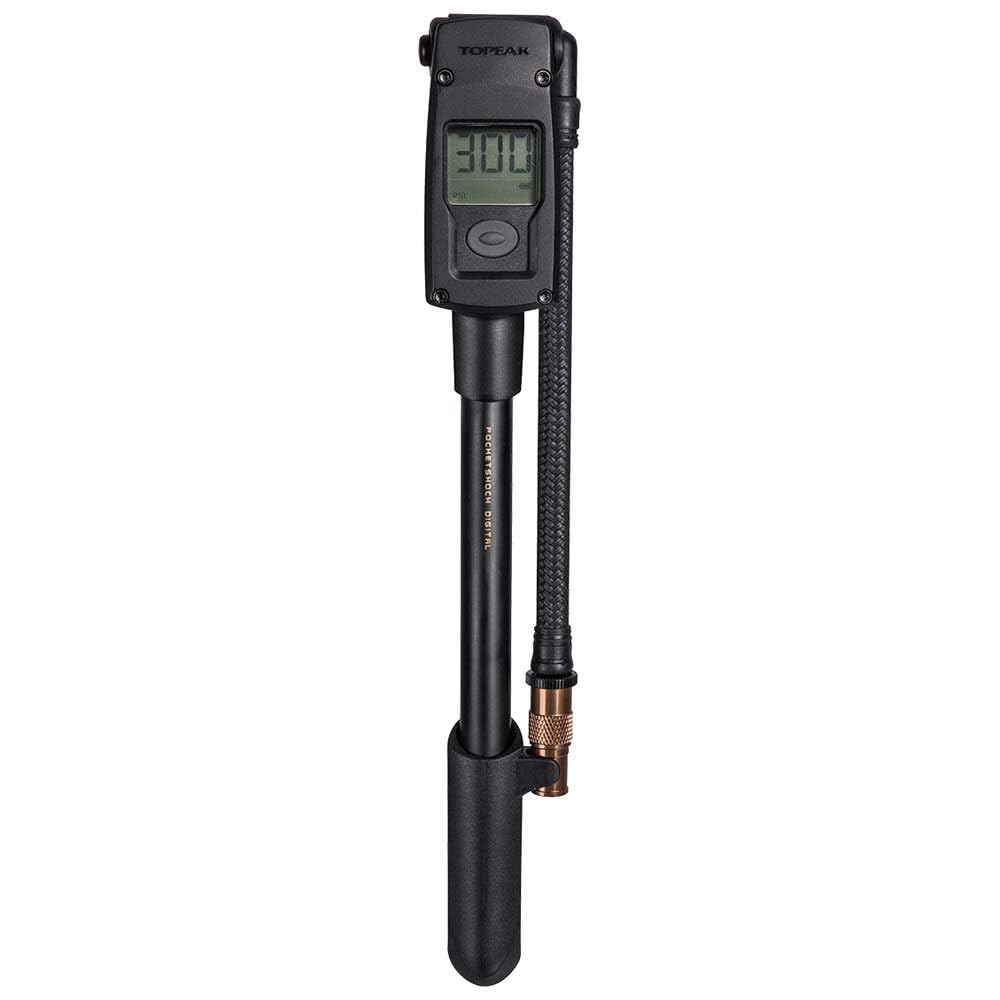 Topeak Pocket Shock Pump with Digital Gauge, Black