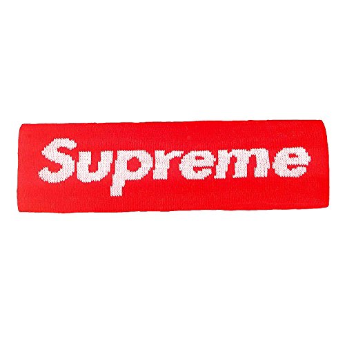 Wintex Latest Supreme Style Headband, Sweatband for Teen, Boys, Girls - Best for Workout, Running, Basketball, Tennis (RED)
