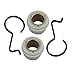 Hipa Pack of 2 Worm Gear + Spring for STIHL 065 066 MS650 MS660 Chainsaw primary