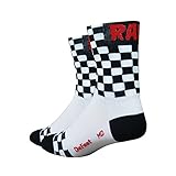 DeFeet Aireator Checkmate Socks, Black/White, Medium