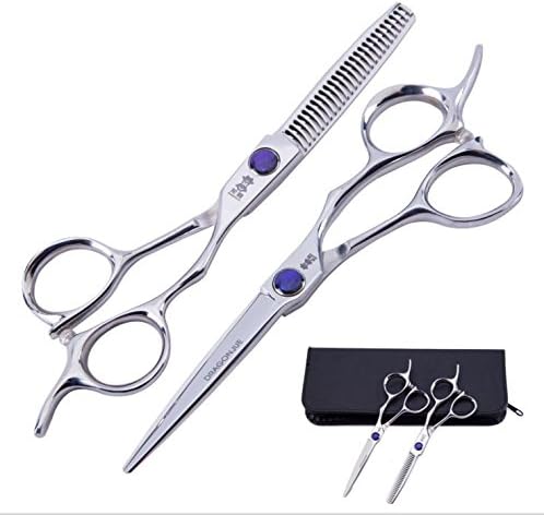 6.0" Professional Hair Cutting Shear - Salon Hair Thinning Scissor for Hairdresser - by DRAGON JUE
