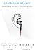 SoundPEATS Bluetooth Headphones Magnetic Wireless Earbuds Sport in-Ear Sweatproof Earphones with Mic (Bluetooth 4.1, aptx, 6 Hours Play Time, Secure Fit Design) (red)