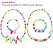 Bememo 6 Sets of Princess Necklace Bracelet Play Jewelry Little Girls Costume Necklaces Toddler Dress up Jewelry (Style 2)