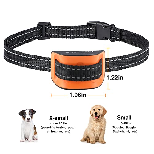MASBRILL Small Dog Bark Collar Anti Barking No Shock Collar for