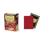 Dragon Shield Matte Red Standard Size 100 ct Card