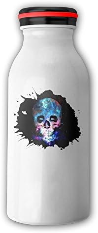 Galaxy Skull Insulated Vacuum Water Bottle Stainless Steel Thermos 12 Oz