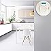 2 Pack Combination Smoke and Carbon Monoxide Detector Alarm Battery Operated Digital Display for Travel Home Bedroom and Kitchen