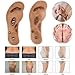 1Pair Acupressure Slimming Insoles Magnetic Health Foot Massage Weight Loss Insole For Men and Women (Men)