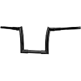 VG MOTO 10" Ape Hanger Handlebar for Harley Road Glide 1.25" Clamp 1.5" Fat | for FLTR FLTRX FLTRXS FLTRU FLTRK CVO 2016-2023, 1" Grips, Touring and Bagger Builds, Black