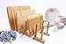 Bamboo Plate Rack For Cabinet With Gift Box, Kitchen Storage Holder Stand for Dish/Bowl/Pot Lid/Sheet Pans/Cutting Board by HTB (2 PCS)