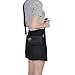 ZYSUN Womens Nylon Small Little Clutch Card Money Handbag Purse Wristlet Bag(605,black)