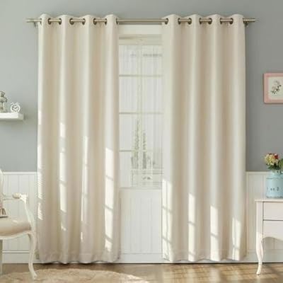 Amazon Com La Linen Affairs Linenaffairs 2 Panel Curtain 100