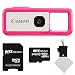 Canon Ivy REC 13MP Full HD Outdoor Camera (Dragonfruit) with 64GB MicroSD Card and Cleaning Cloththumb 2