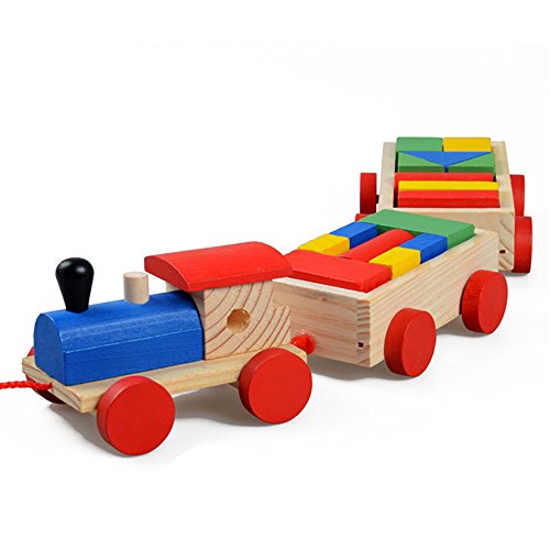 kids wooden train