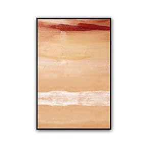 Framed Canvas Wall Art Abstract Color Block Canvas Prints Home Artwork Decoration for Living Room,Bedroom - 16x24 inches