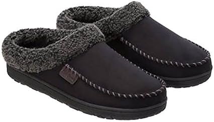 Dearfoams Mens Memory Foam Slippers X-Large 13-14