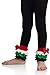 Celegrity Kids Girls Ruffle Leggings-Footless Tights Christmas