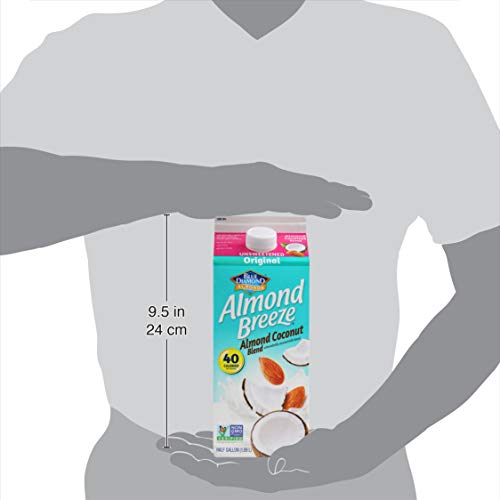 Almond Breeze Almond Coconut, Unsweetened Original, Almondmilk and Coconutmilk Blend, 64, fl oz