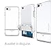 Spigen Flip Armor iPhone 7 Case/iPhone 8 Case with Durable Protection and Hidden Card Storage for Apple iPhone 7 (2016) / iPhone 8 (2017) - Jet White