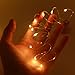 6 Pack Warm White Solar Powered Wine Bottle Lights,39inch 10 LED Bright Solar Lights for Bottles,Cork Bottle,String Lights Indoor,Copper Lights,Light In Bottle,Party Decor,Bottles for Lights