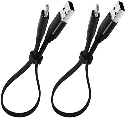 Fast Charging Type C Cable for Huawei P30 Lite, COOYA Short USB C Charger Cable 1FT 2Pack, Portable Travel Type-C USB Charging Cord Fast Charge for Huawei P20 Lite, Honor 8X, 10 Lite, Huawei P30 Pro