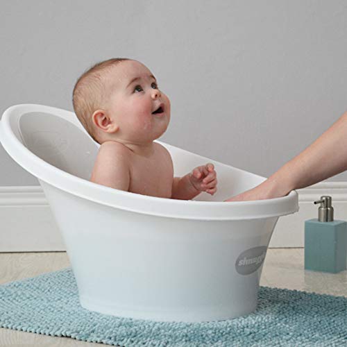 Shnuggle Baby Bath Tub Compact Support Seat for Newborns, Wash