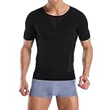 Derssity Mens Body Shaper Slimming Shirt Tummy Waist,Compression Top Slim Muscle Tank Shapewear