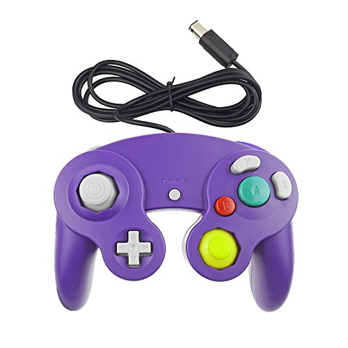 image for Poulep 2 Packs Classic Wired Gamepad Controllers for Wii Game Cube Gam