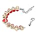 Bracelets for Teen Girls MANBARA Beaded Bracelet Cute Emoji Charm Bracelet for Kids Adjustable Length Heart Enamel Faces Christmas Birthday Jewelry Gifts