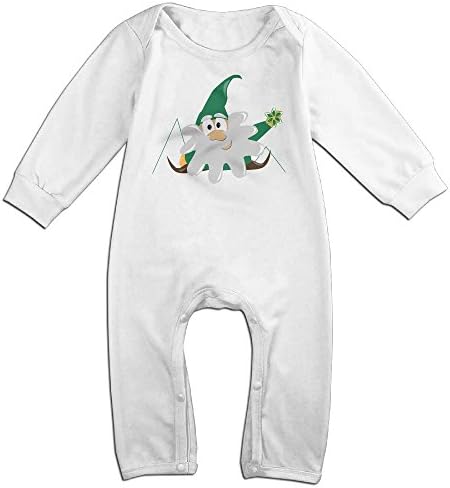 Eilinqch Wizard Baby Boys Girls Cute Long Sleeve Romper Jumpsuit Bodysuit 12 Months White