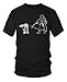 Darth Vader Walking a Pesky AT-AT on a Leash Funny Star Wars T-Shirt