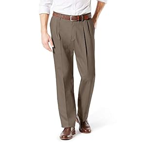 Dockers-Mens-Classic-Fit-Signature-Khaki-Lux-Cotton-Stretch-Pants-Pleated