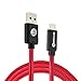 USB Type C To USB 3.0 Cable, BitTrendx 6.6 Feet Metal Shell Nylon Braided USB C Data Sync Charging Cord for Samsung Galaxy S8 S8 Plus Google Pixel Nexus 5X 6P LG V20 OnePlus 2 3 Huawei P9 (Red)