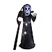 8 Ft Halloween Inflatable Reaper Ghost Decoration Lantern for Home Party Garden Yard Lawn Indoors Outdoors
