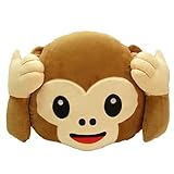 Jessie&Letty Lovely Monkey Pillow Cushion Monkey Pluch animal toy plush pillow cushion for kids giftd(Not lishen) by Jessie&Letty