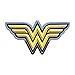Fan Emblems Wonder Woman Logo 3D Car Emblem Black/Yellow/Chrome, DC Comics Automotive Sticker Decal Badge Flexes to Fully Adhere to Cars, Trucks, Motorcycles, Laptops, Windows, Almost Anything