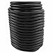 CleverDelights Black Solid Rubber Cord - 15 Feet - 8mm (5/16