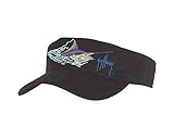 Guy Harvey Marlin Head Visor - Black - One size fits all