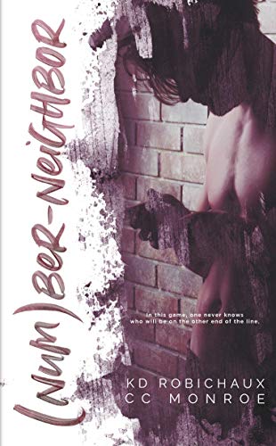 Number Neighbor Book Cover. Guy leaning against a wall with blurry bricks behind and around him.