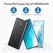 Portable Charger POWERADD 20000mAh Power Bank, High-Capacity Compact External Battery Pack, Dual USB Outputs Phone Charger for iPhone 12 11 XS X 8 7 6S Samsung S20 Google LG iPad Table and More