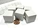 Koplow Games Set of 6 D6 25mm Blank Large Dice with Customizable Stickers - Solid White