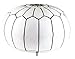 GRAN White Handmade Leather Moroccan Pouf Footstool Ottoman | Genuine Leather with Hand Embroidered Black Stitching | Unstuffed