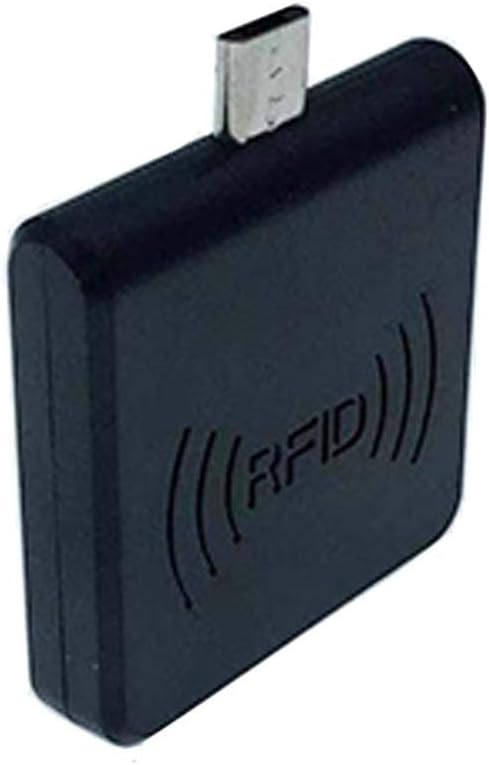 Wenhu Mini RFID Reader Mobile Phone EM4100 TK4100 ID Card Reader for Mirco USB Interface Support Android System Android Mobile Phone