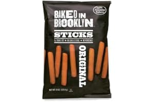 Baked in Brooklyn Breadsticks, Original, 8oz. Bags (Pack of 12) by BAKED IN BROOKLYN